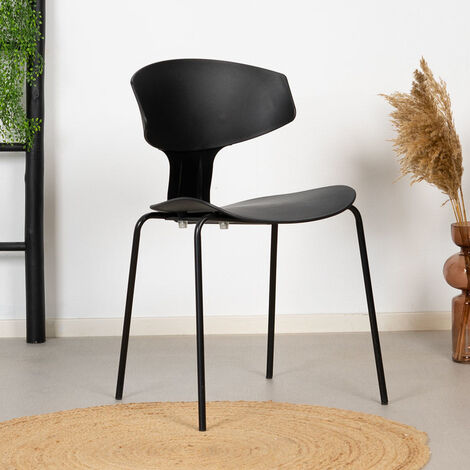 Modern Dining Chair Mara Black