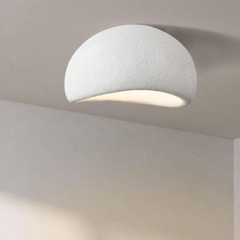 Modern E27 LED ceiling light with adjustable brightness, 3 light colors, grey, 30 cm