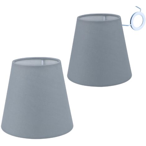 Modern Fabric Lampshade for Candle Chandelier Wall Table Lamp 2 Pack