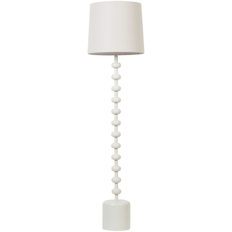 Image of Beliani - Modern Floor Lamp Linen&hellip;