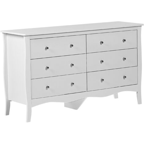 Modern French Style Chest of Drawers Storage Cabinet Sideboard White Winchester