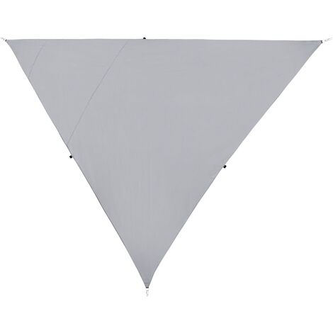 main image of "Modern Garden Patio Shade Sail Triangle Sunscreen Water UV Resistant Grey Lukka"
