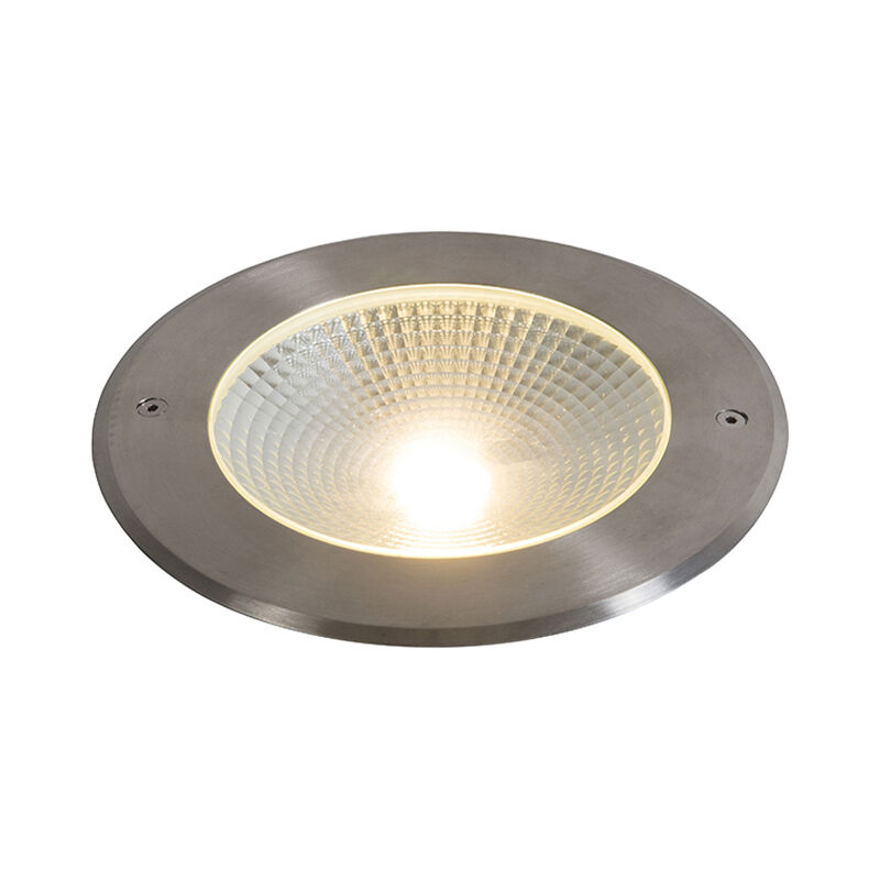 Image of Modern Ground Spot Steel Incl. 20W&hellip;