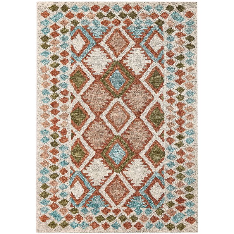 Beliani Rug Ermenek Multicolour 160 X 230 Cm Wool