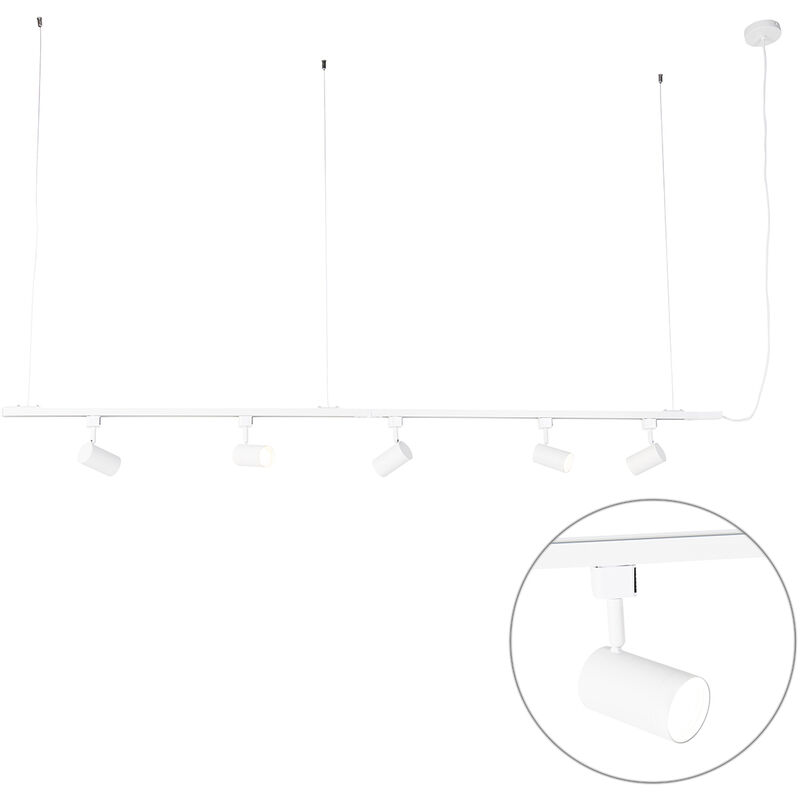 Image of Modern Hanging Track Lighting with 5&hellip;