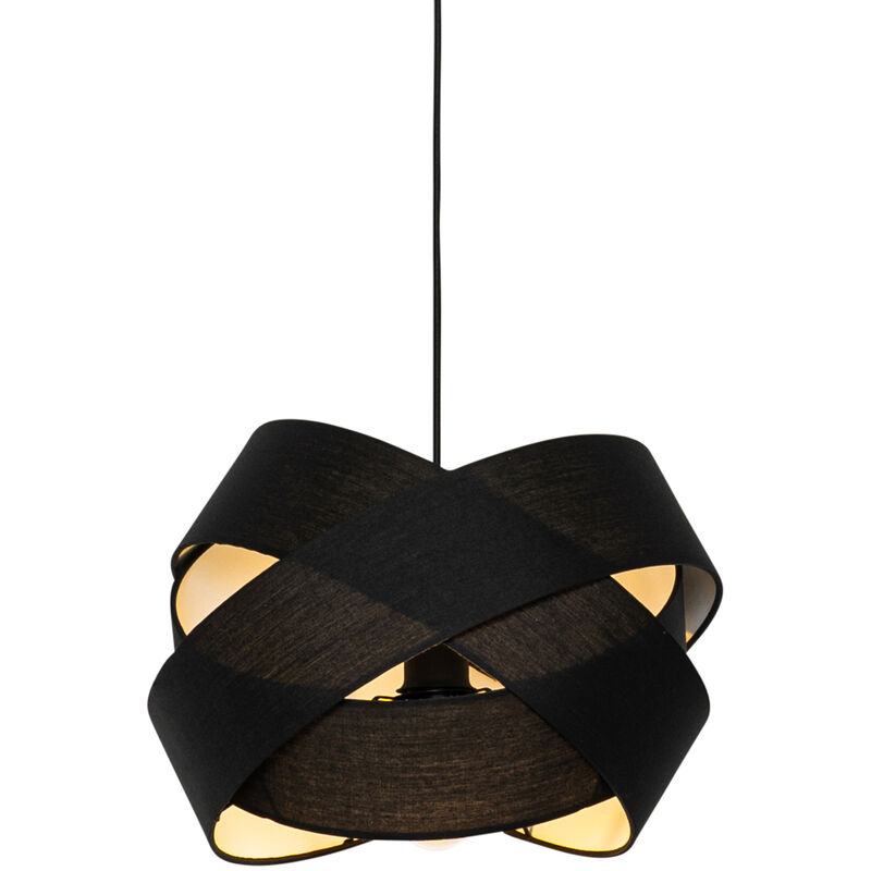 Modern Pendant Light Black - Cloth