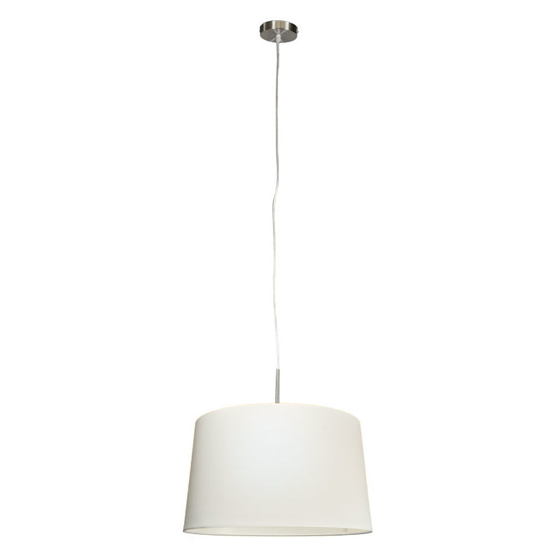 Modern hanging lamp steel with shade 45cm white - Combi 1