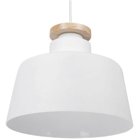 main image of "Modern Industrial Aluminium Ceiling Lamp Kitchen Pendant Light White Danube"