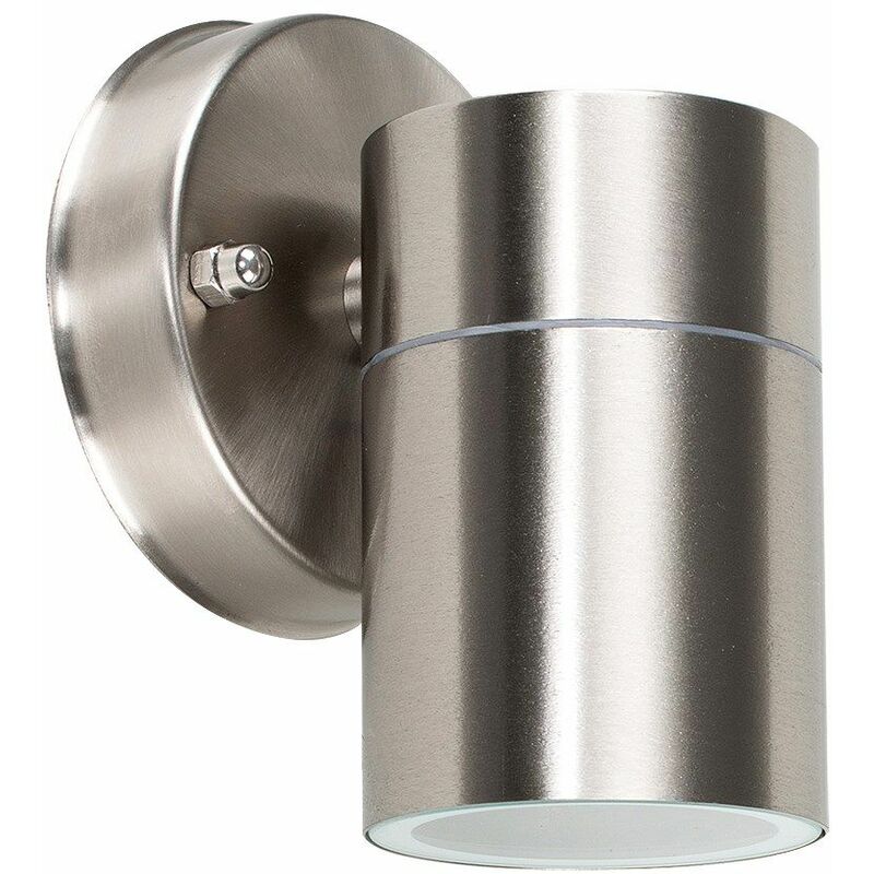 Barrow GU10 IP44 Rated Stainless Steel Outdoor Down Wall Light - No bulb