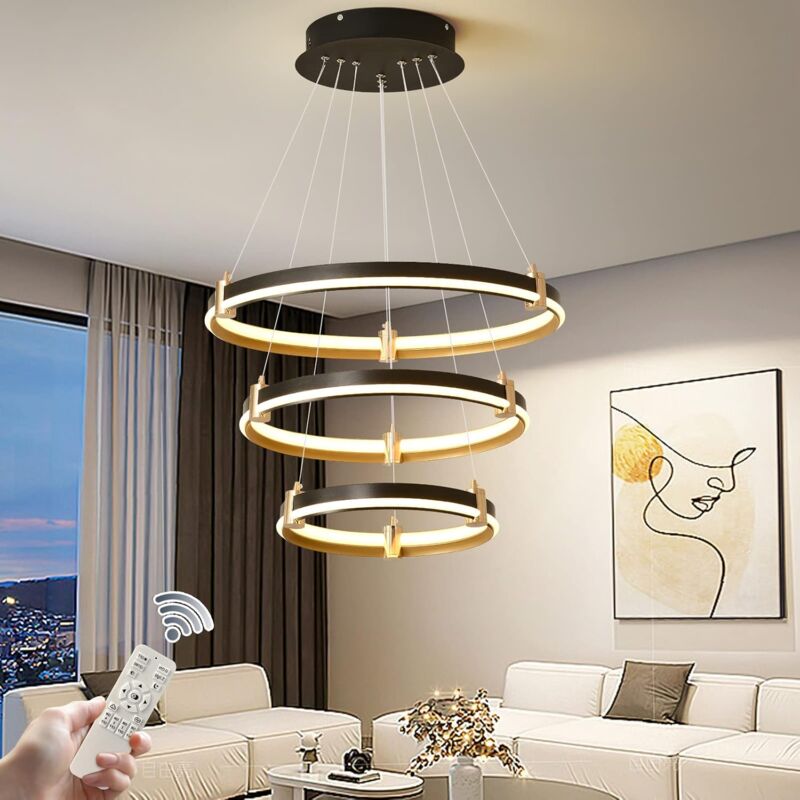 Image of Modern LED Chandelier, 90W Dimmable Modern&hellip;