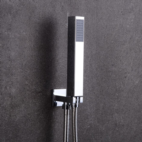 Modern LED Licht Duschset Duschgarnitur Duschsystem Regendusche mit Handbrause Duscharmatur Kopfbrause