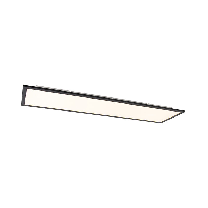 Modern Ceiling lamp black 120 cm incl. LED with remote control - Liv