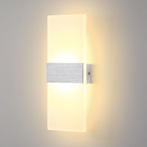 Modern LED Wall Lamp 29cm Warm White 3000K for Bedroom Living Room Staircase Lighting