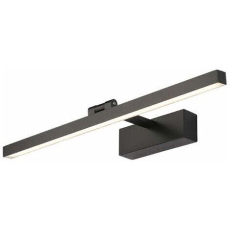 Modern LED Wall Light AC100-240V 9W 40cm/15.7in Indoor Wall Sconce for Bathroom Mirror 3000K/4000K/6000K 3 Colors, Black