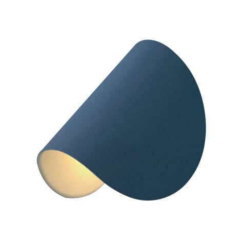 Modern LED Wall Light, Swivel Wall Sconce, Bathroom Vanity Lamp, Indoor Bedroom Living Room Hallway Stair Patio Garden Wall Lamp - Blue - Warm Light（1pcs）