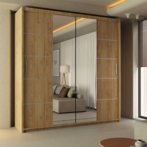 SLIDING WARDROBES 4U 203cm Oak