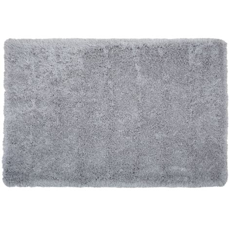 Modern Living Room Bedroom Area Rug Shaggy High-Pile 200 x 300 cm Grey Cide