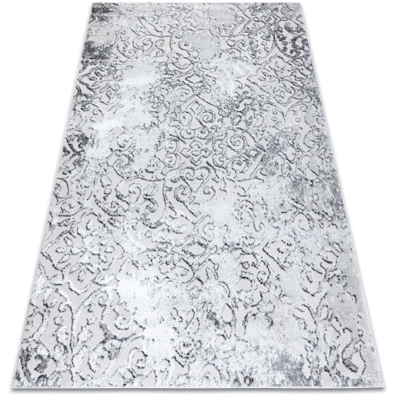 Rugsx - Modern mefe carpet 8724 Ornament vintage - structural two levels of fleece grey grey 120x170 cm