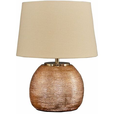 Rose gold store table lamps uk