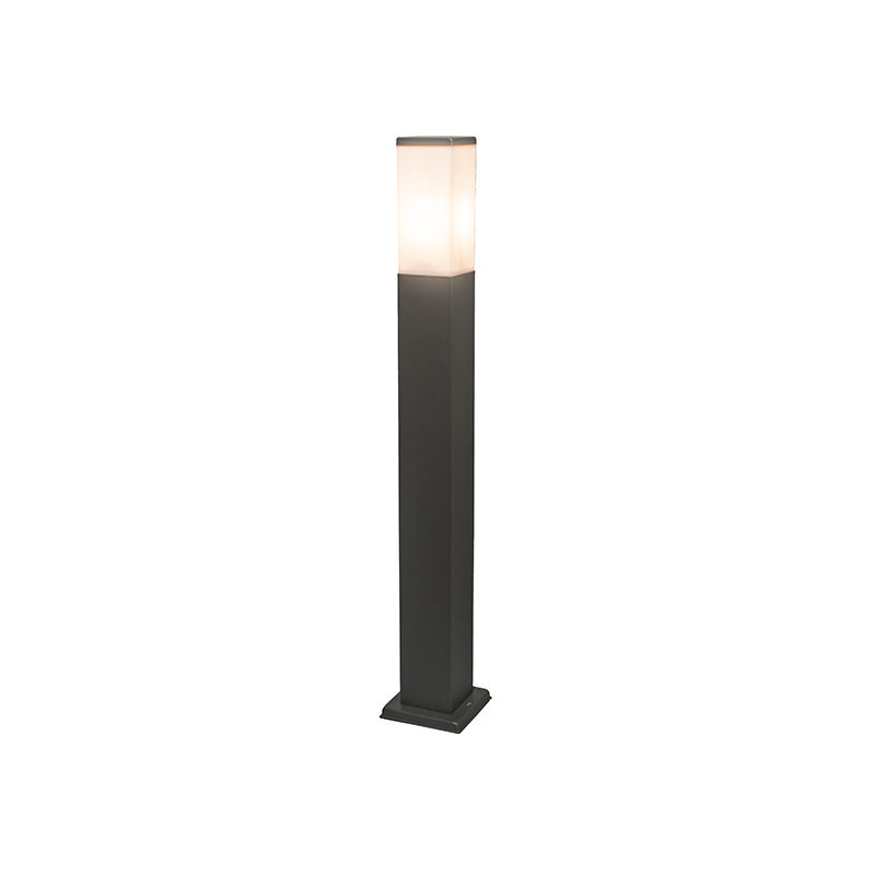 Modern outdoor lamp post dark gray 80 cm IP44 - Malios