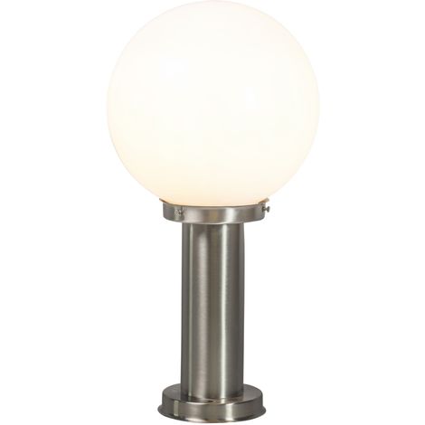 QAZQA Modern outdoor lamp post steel stainless steel 50 cm - Sfera