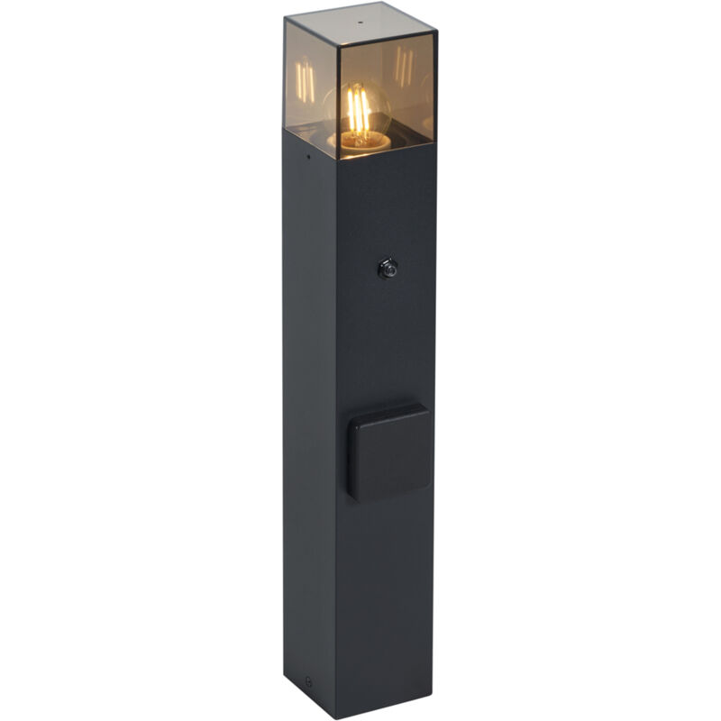Image of Modern Outdoor Post Light Black with&hellip;