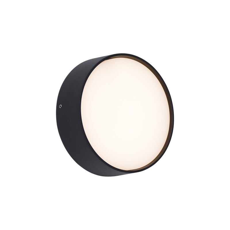 Qazqa Modern Outdoor Wall Lamp Black Incl. Led Ip65 - Dop
