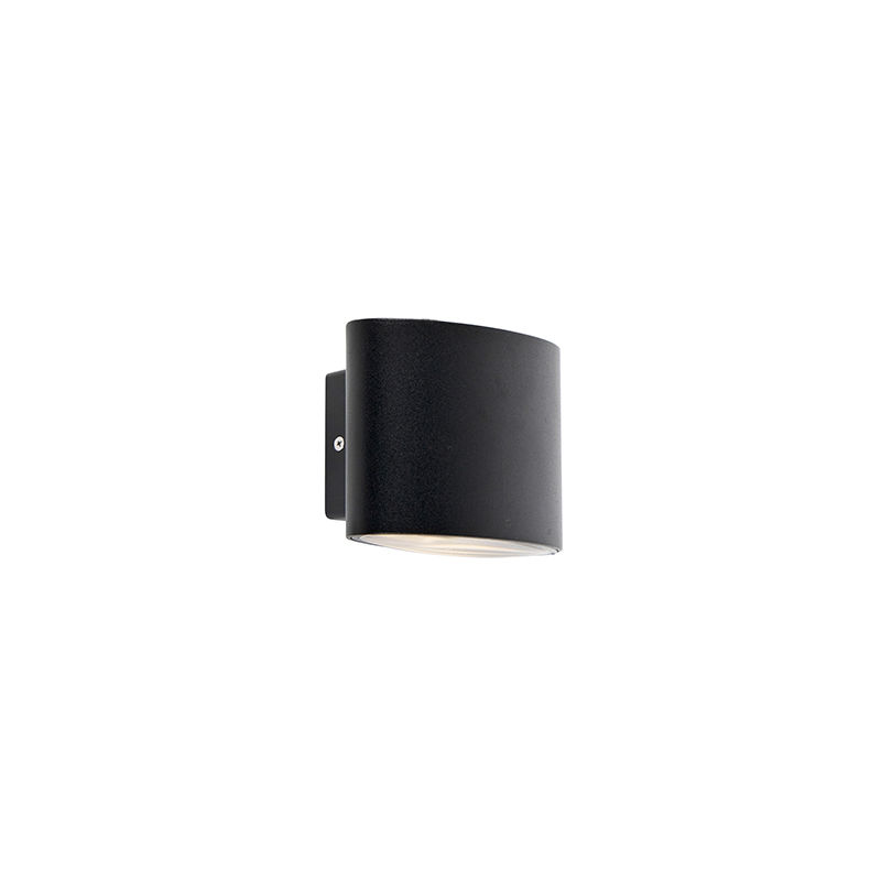 Modern outdoor wall lamp black incl. LED IP44 - Ovum