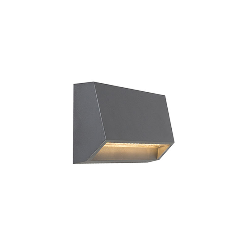 Modern Outdoor Wall Light Dark Grey Incl. LED IP65 - Sandstone 2