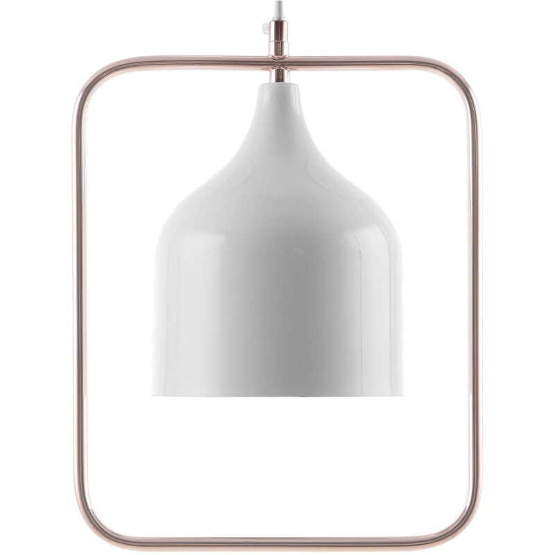 Beliani Pendant Lamp Mavone Metal White, White