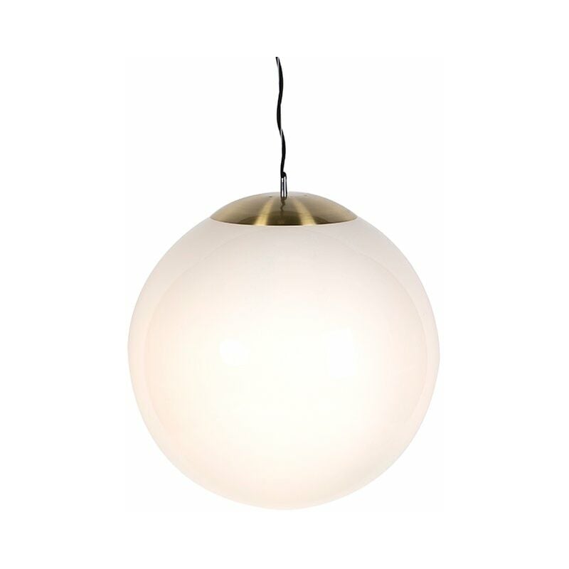 Scandinavian hanging lamp opal glass 50 cm - Ball 50