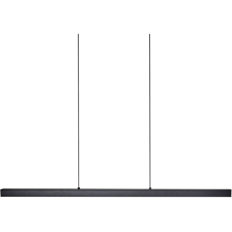 Beliani LED Pendant Lamp CANDELERO with Remote Black, Black