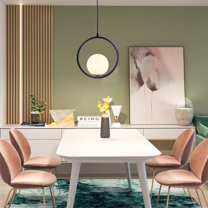 Image of Modern Pendant Lamp White LED Ceiling&hellip;