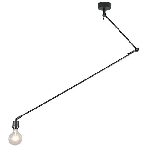 Modern Pendant Light Black Without Lampshade - Blitz