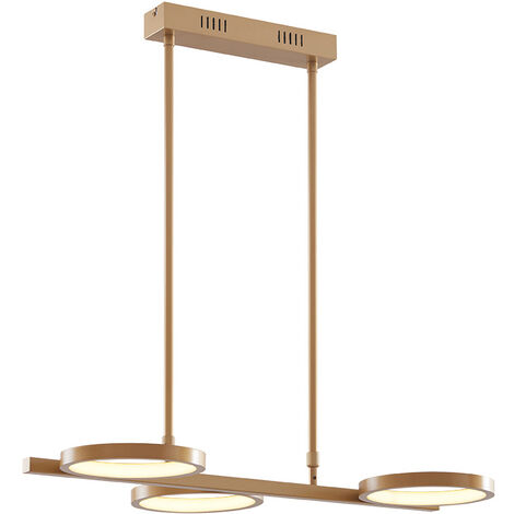 Modern Pendant Light Gold Incl. LED 3-Step Dimmable 3-Light - VivÃ©