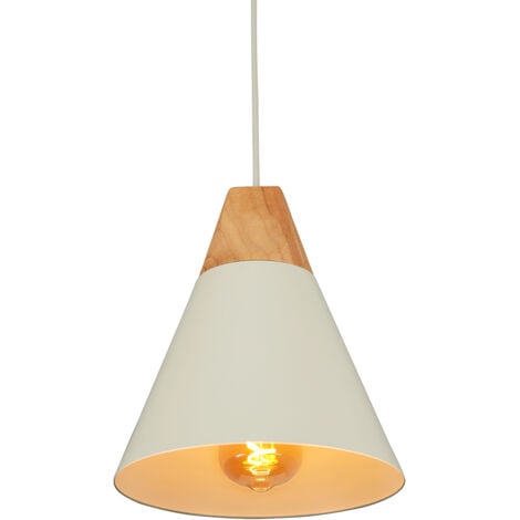 NORCKS Modern Pendant Light White Nordic Pendant Light Retro Pendant Lights Antique Hanging Lamp Minimalist Ceiling Light E27 Indoor Pendant Lighting