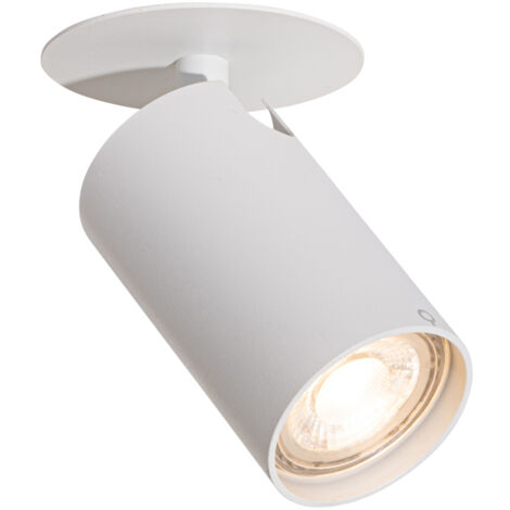 Modern Recessed Spotlight White GU10 50mm - Chels