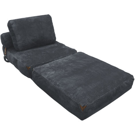 Modern Single-Seater Lounge Sofa with Integrated Storage and Elegant Tassel Accents for a Cozy Living Space