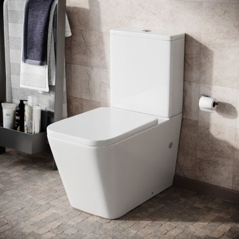 b&q square toilet