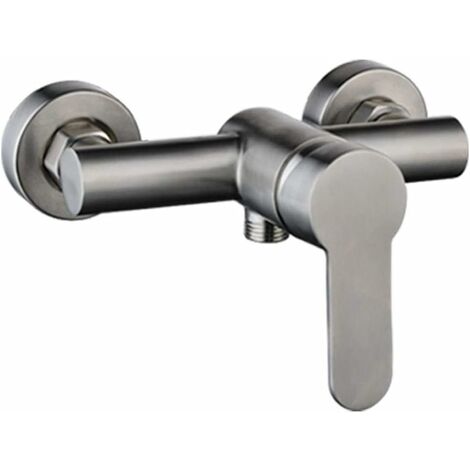 Modern stainless steel shower faucet wall-mounted faucet manual shower valve control switch bathroom with faucet hot and cold water mixing valve