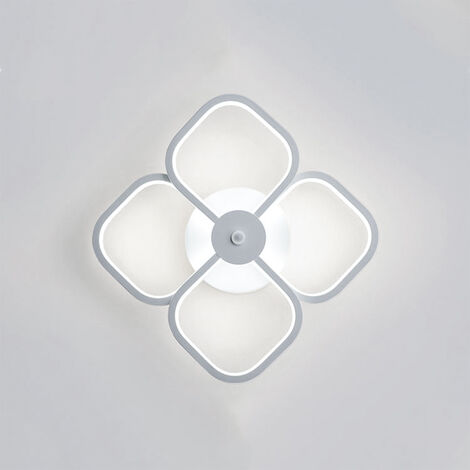 Modern Stylish Ceiling Light White Led Nordic Wall Light Creative Minimalist Ceiling Lamp for Bedroom Cafe Office (Cold White)