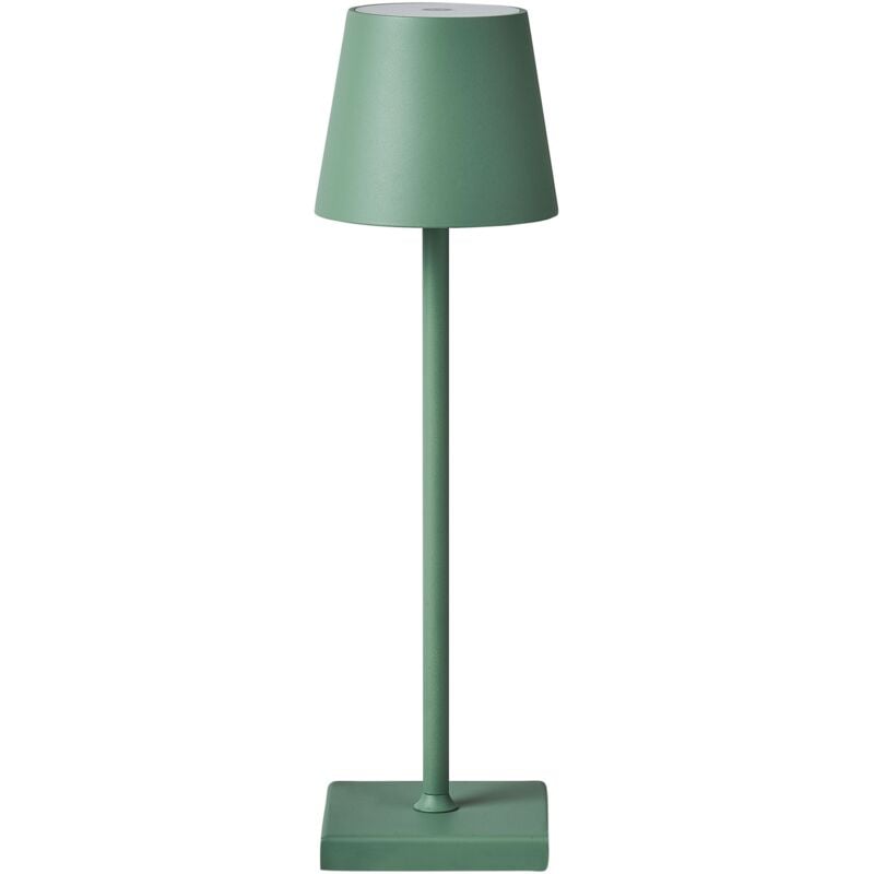 Modern Table Lamp Aluminium with Touch Switch usb Cable Charging Wireless Indoor Outdoor Green Baceiro