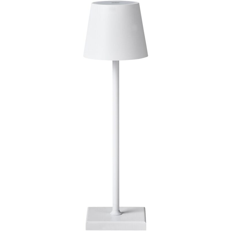 Modern Table Lamp Aluminium with Touch Switch usb Cable Charging Wireless Indoor Outdoor White Baceiro