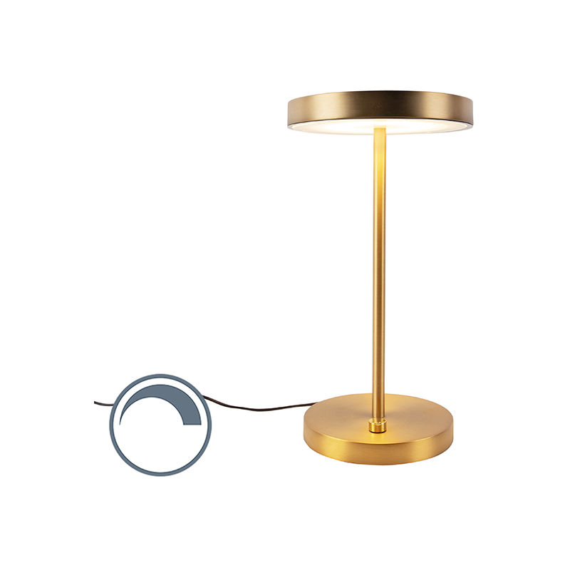Modern Table Lamp Bronze incl. LED - Disco