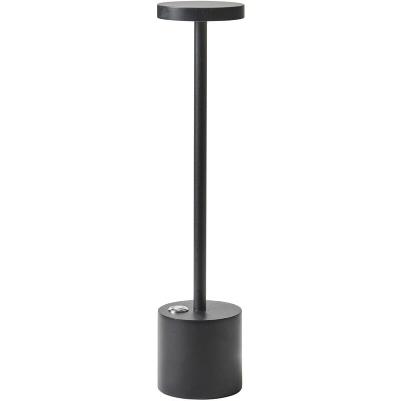 Modern Table Lamp Iron Aluminium Indoor Outdoor Black Lizandro