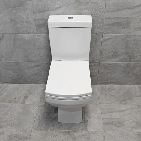 Modern Toilet WC Close Coupled Amara With Soft Close Seat