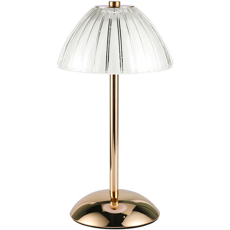 Modern Touch Table Lamp/Table Light Gold，LED - Glass/Round  1 x 1800mA  3 Color Indoor Lighting/Lights/Lamps/Living Room