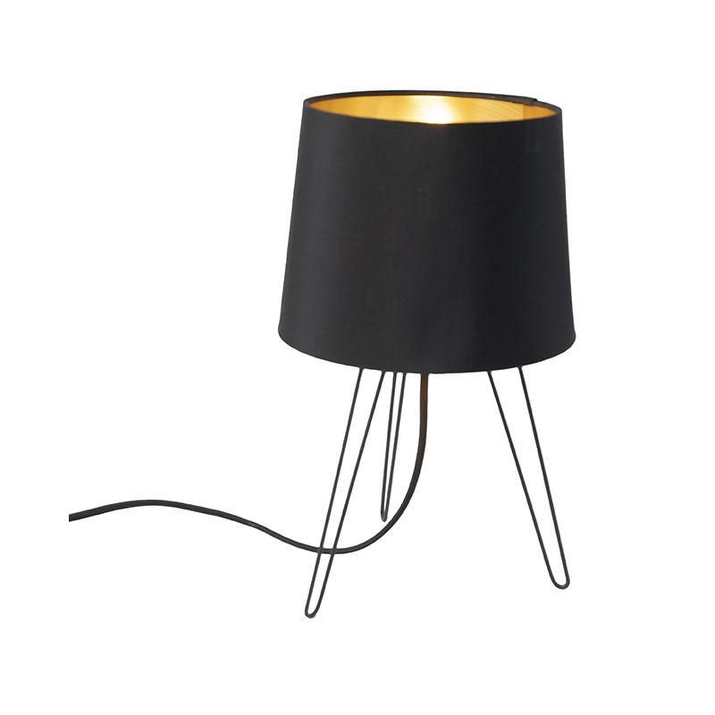 Modern Tripod Table Lamp Black - Lofty