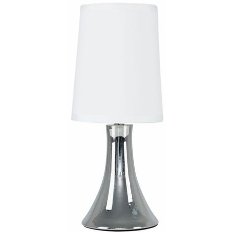 main image of "Modern Trumpet Touch Dimmer Table Lamp - Teal"