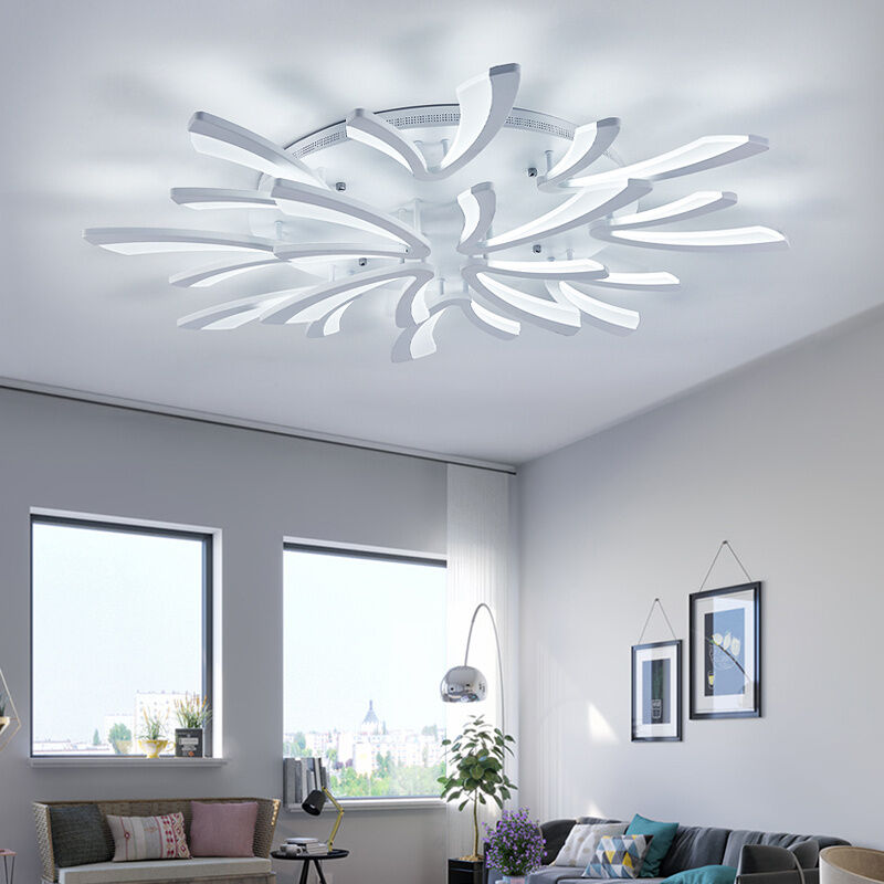 Modern v Shape led Chandelier Ceiling Light , 12 Head Cool White